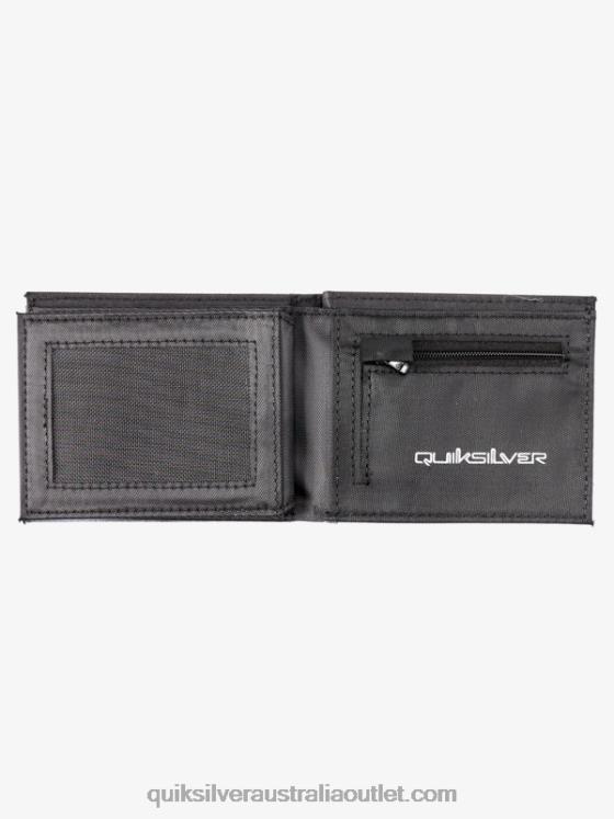 Quiksilver Men Freshness Tri-Fold Wallet H2N4B728 black/white