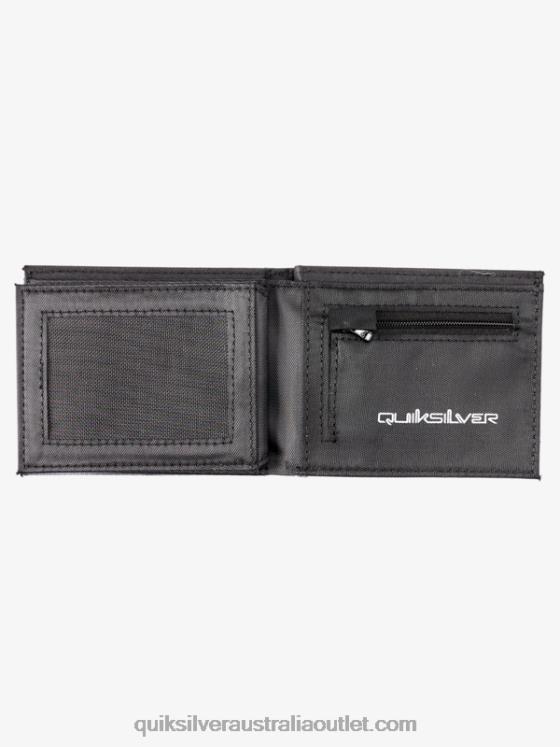 Quiksilver Men Freshness Tri-Fold Wallet H2N4B728 black/white