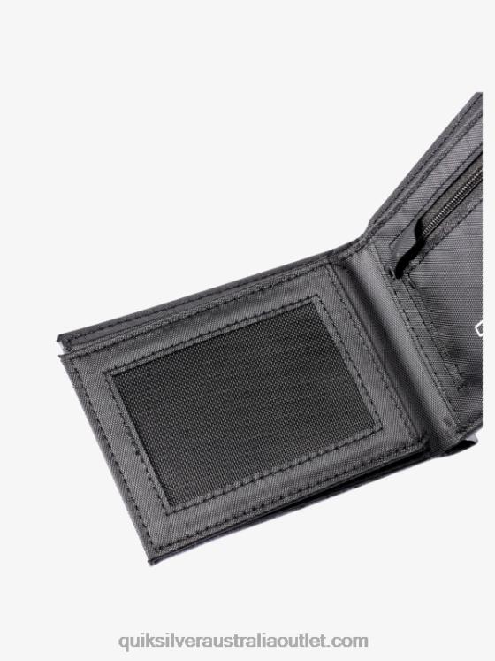Quiksilver Men Freshness Tri-Fold Wallet H2N4B728 black/white