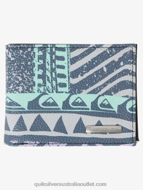 Quiksilver Men Freshness Tri-Fold Wallet H2N4B729 midnight navy