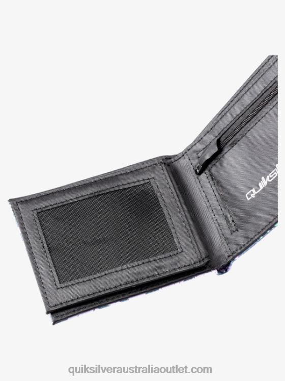 Quiksilver Men Freshness Tri-Fold Wallet H2N4B729 midnight navy