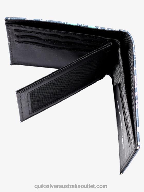 Quiksilver Men Freshness Tri-Fold Wallet H2N4B729 midnight navy