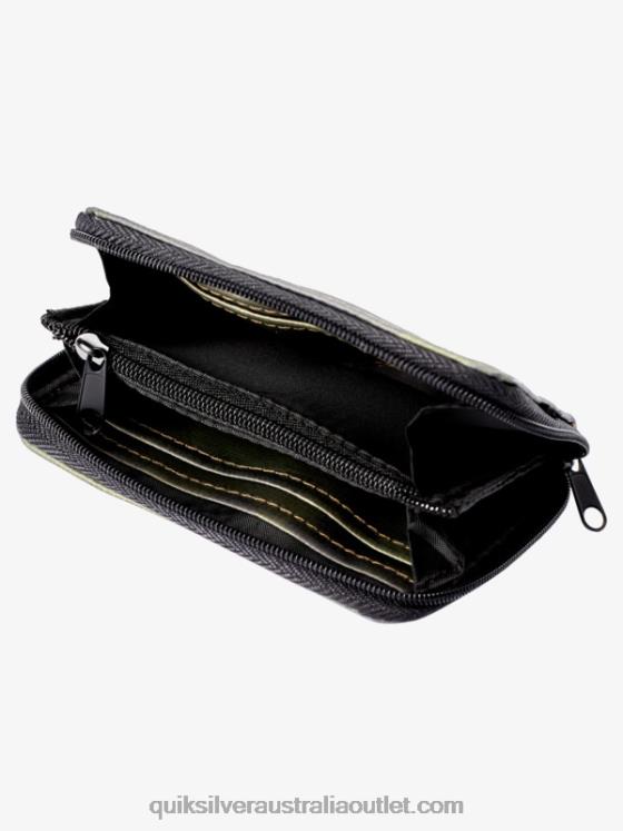 Quiksilver Men Safety Net Zip Wallet H2N4B1233 black camoflage