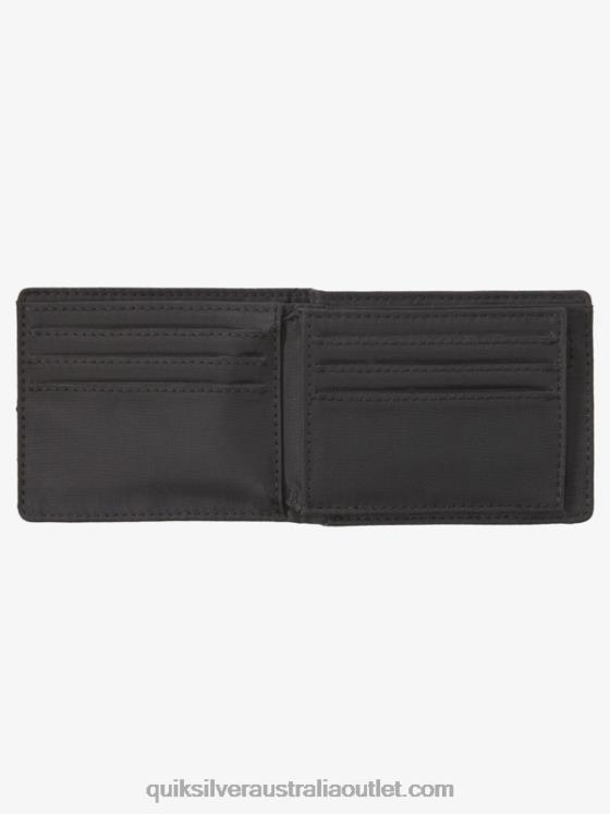 Quiksilver Men Stitchy Tri-Fold Wallet H2N4B906 black black