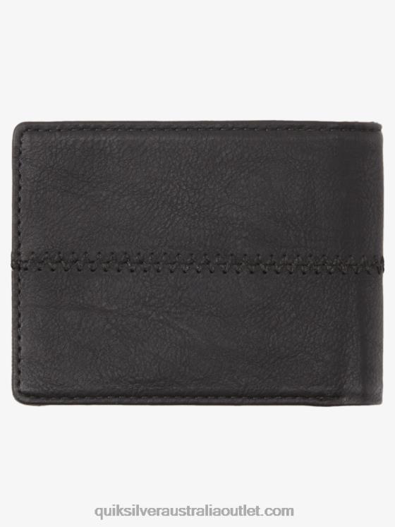Quiksilver Men Stitchy Tri-Fold Wallet H2N4B906 black black