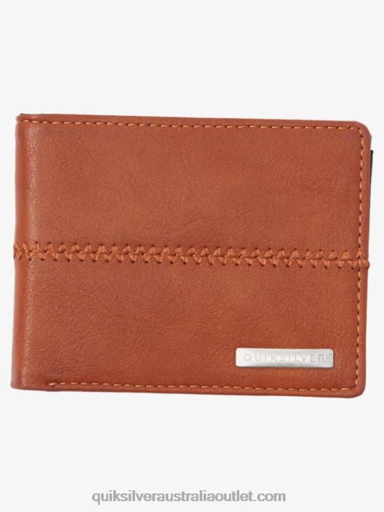 Quiksilver Men Stitchy Tri-Fold Wallet H2N4B908 rubber
