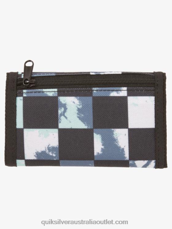 Quiksilver Men The Everydaily Printed Tri-Fold Wallet H2N4B737 bering sea check tie dye 233