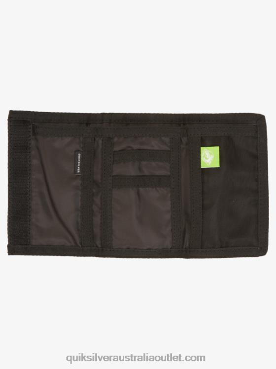 Quiksilver Men The Everydaily Printed Tri-Fold Wallet H2N4B738 black/tarmac