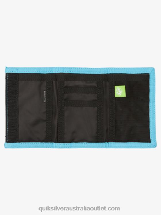 Quiksilver Men The Everydaily Printed Tri-Fold Wallet H2N4B739 black/royal