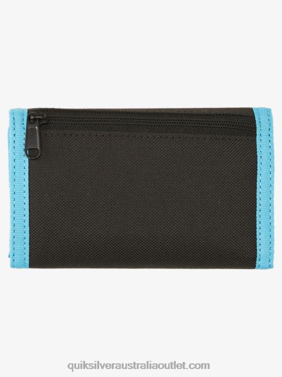 Quiksilver Men The Everydaily Printed Tri-Fold Wallet H2N4B739 black/royal