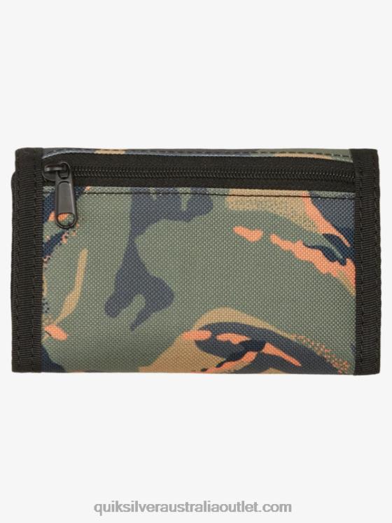 Quiksilver Men The Everydaily Printed Tri-Fold Wallet H2N4B740 camo - plage