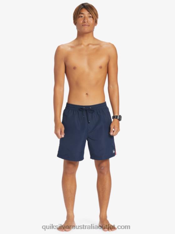 Quiksilver Men Beach Please 17 Volleys H2N4B280 navy blazer