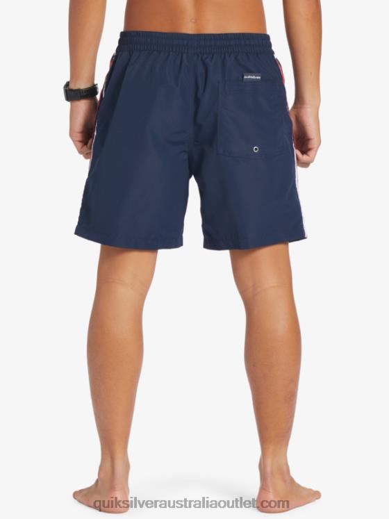 Quiksilver Men Beach Please 17 Volleys H2N4B280 navy blazer