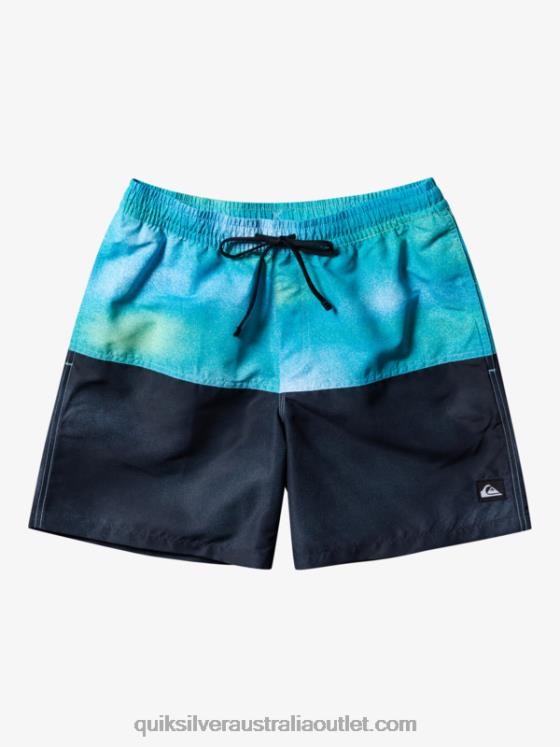 Quiksilver Men Butt Logo 17 Volleys H2N4B482 river blue