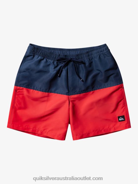Quiksilver Men Butt Logo 17 Volleys H2N4B483 navy blazer