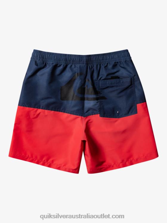 Quiksilver Men Butt Logo 17 Volleys H2N4B483 navy blazer