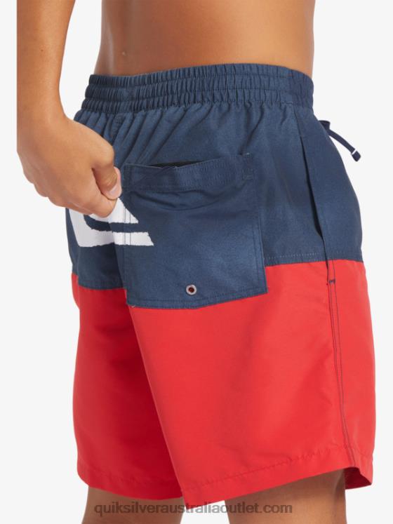 Quiksilver Men Butt Logo 17 Volleys H2N4B483 navy blazer