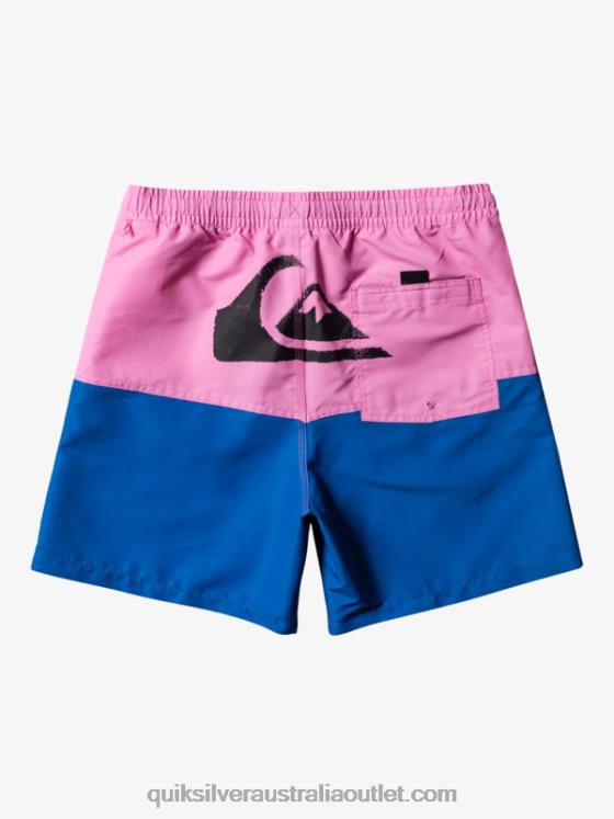Quiksilver Men Butt Logo 17 Volleys H2N4B484 moonlite mauve
