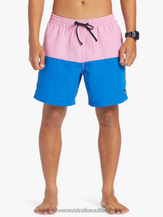 Quiksilver Men Butt Logo 17 Volleys H2N4B484 moonlite mauve