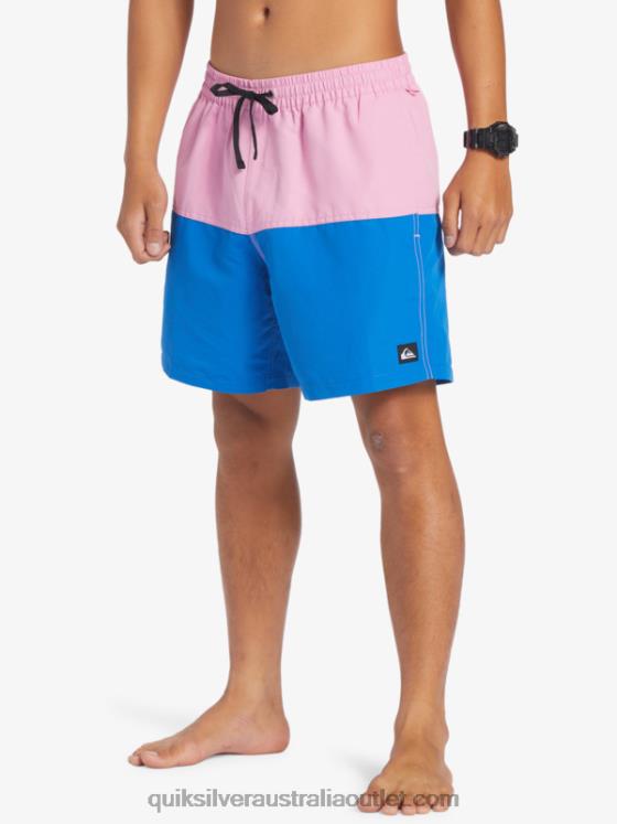 Quiksilver Men Butt Logo 17 Volleys H2N4B484 moonlite mauve