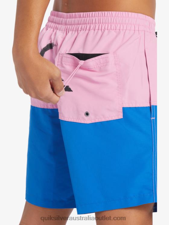 Quiksilver Men Butt Logo 17 Volleys H2N4B484 moonlite mauve