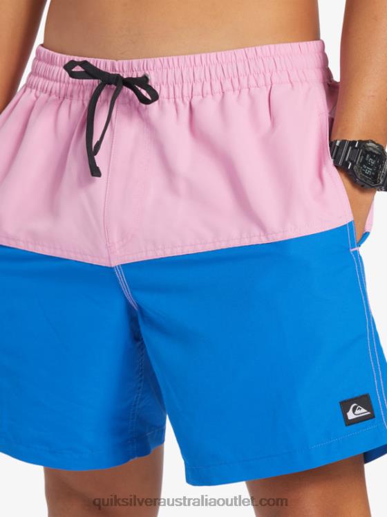 Quiksilver Men Butt Logo 17 Volleys H2N4B484 moonlite mauve