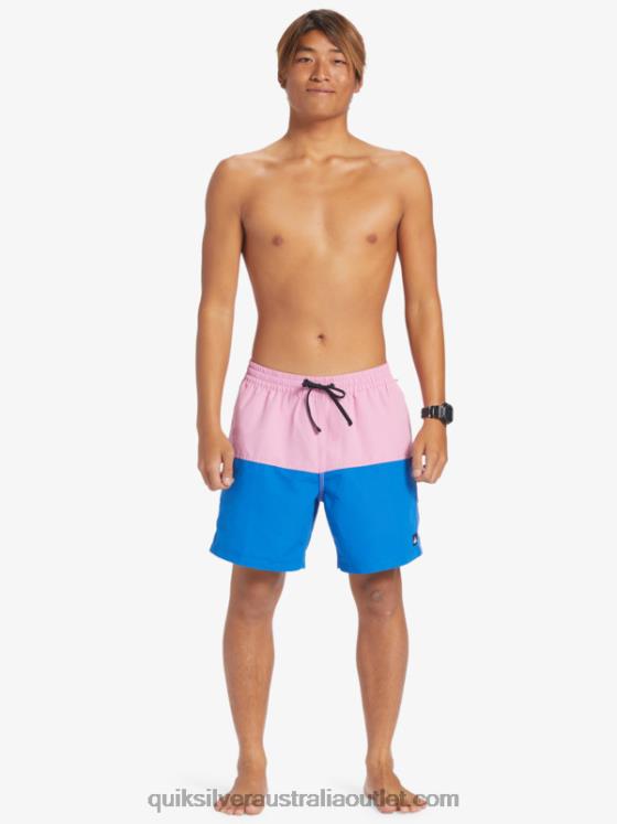 Quiksilver Men Butt Logo 17 Volleys H2N4B484 moonlite mauve