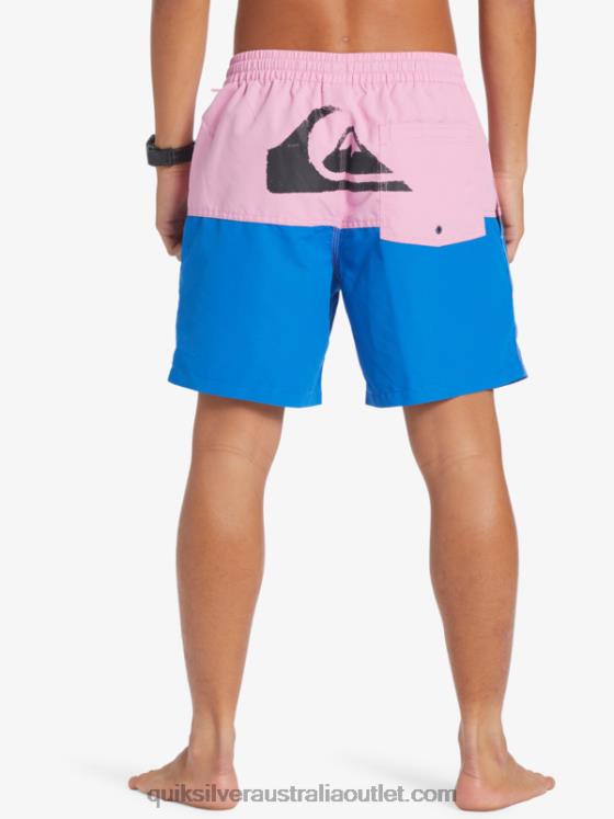Quiksilver Men Butt Logo 17 Volleys H2N4B484 moonlite mauve