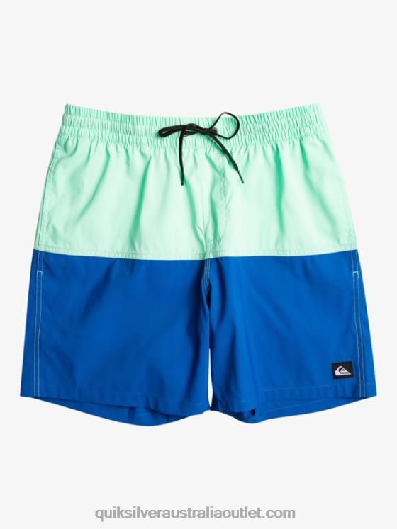Quiksilver Men Butt Logo 17 Volleys H2N4B485 snorkel blue