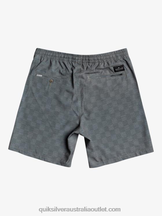 Quiksilver Men Elastic Checker 18 Amphibian Boardshorts H2N4B1853 urban chic
