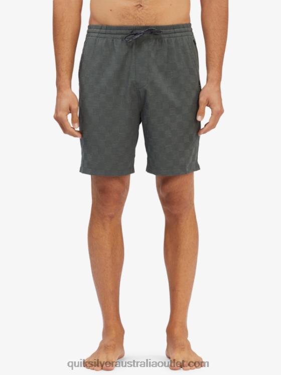 Quiksilver Men Elastic Checker 18 Amphibian Boardshorts H2N4B1853 urban chic