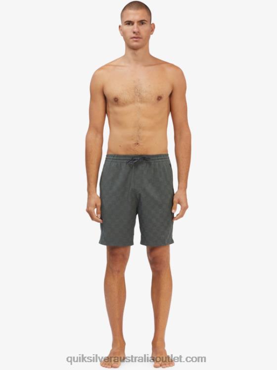 Quiksilver Men Elastic Checker 18 Amphibian Boardshorts H2N4B1853 urban chic