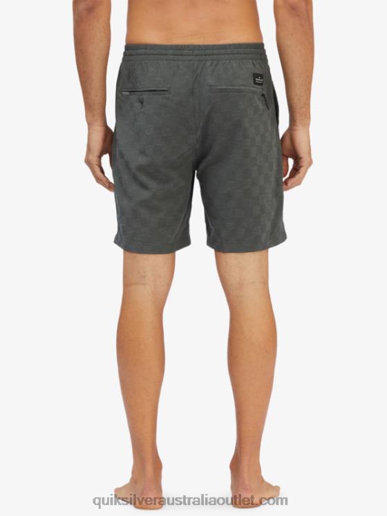 Quiksilver Men Elastic Checker 18 Amphibian Boardshorts H2N4B1853 urban chic