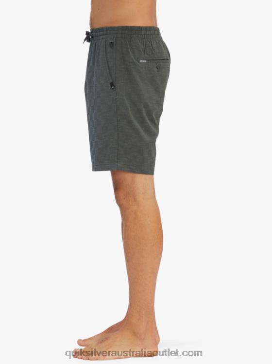 Quiksilver Men Elastic Checker 18 Amphibian Boardshorts H2N4B1853 urban chic