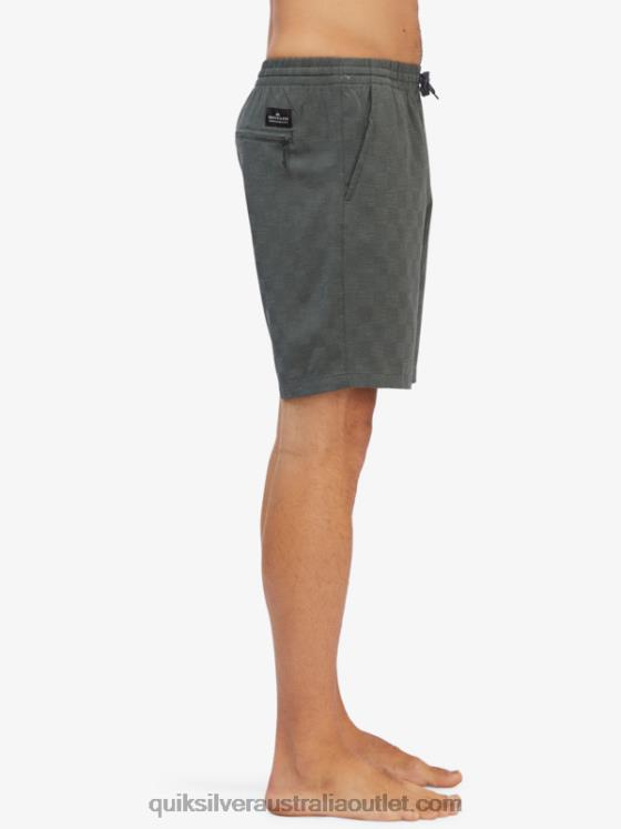 Quiksilver Men Elastic Checker 18 Amphibian Boardshorts H2N4B1853 urban chic