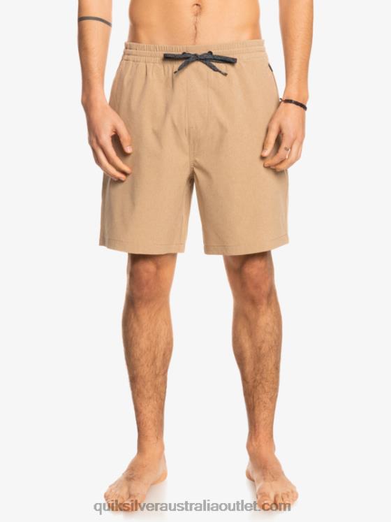 Quiksilver Men Elastic Heather Amphibian 18 Hybrid Shorts H2N4B1663 plage