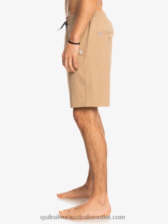 Quiksilver Men Elastic Heather Amphibian 18 Hybrid Shorts H2N4B1663 plage