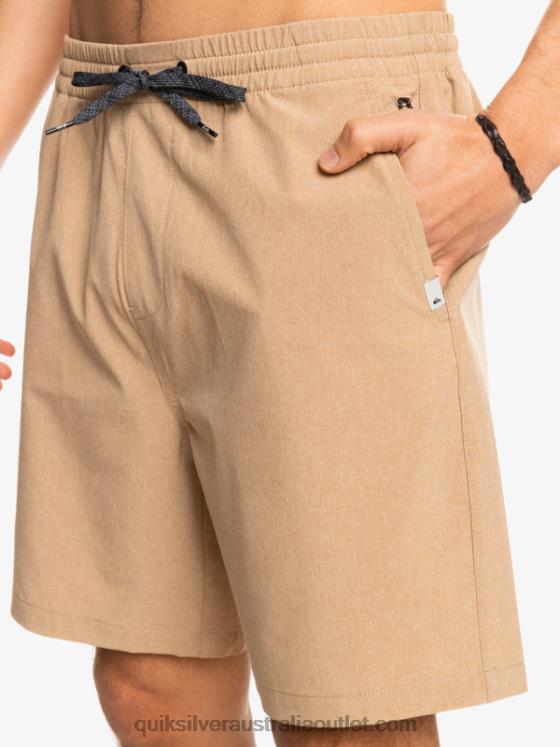Quiksilver Men Elastic Heather Amphibian 18 Hybrid Shorts H2N4B1663 plage