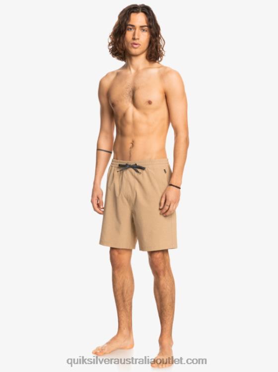 Quiksilver Men Elastic Heather Amphibian 18 Hybrid Shorts H2N4B1663 plage