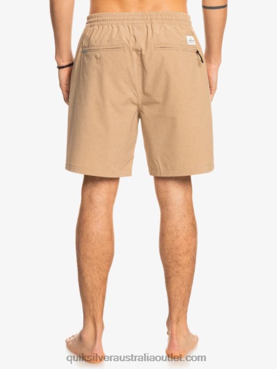 Quiksilver Men Elastic Heather Amphibian 18 Hybrid Shorts H2N4B1663 plage