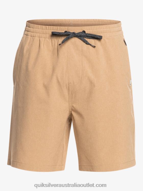 Quiksilver Men Elastic Heather Amphibian 18 Hybrid Shorts H2N4B1663 plage