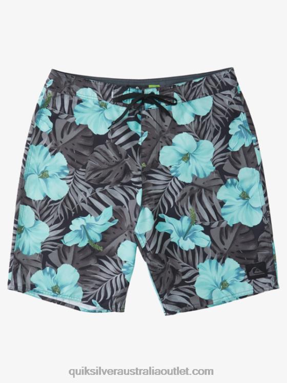 Quiksilver Men Everyday Classic Floral 20 Boardshorts H2N4B1683 black d floral