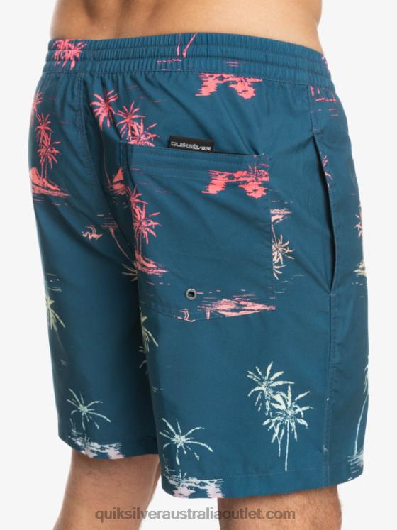 Quiksilver Men Everyday Mix 17 Volleys H2N4B1465 majolica blue