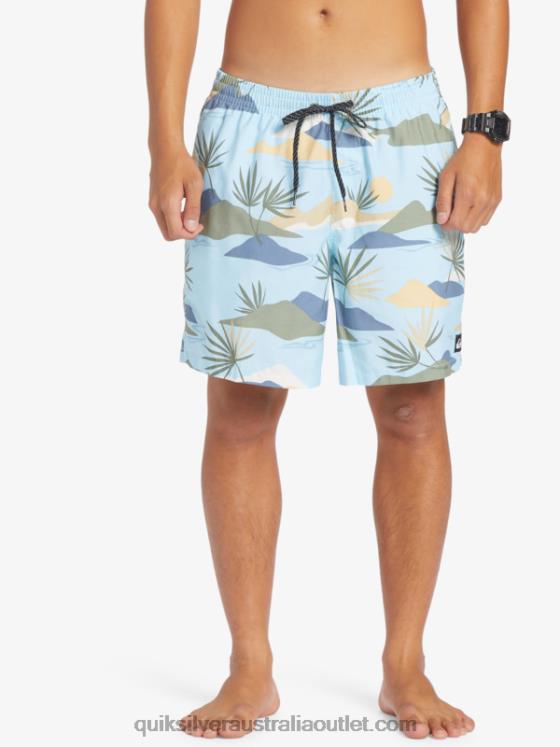 Quiksilver Men Everyday Mix 17 Volleys H2N4B677 sky blue