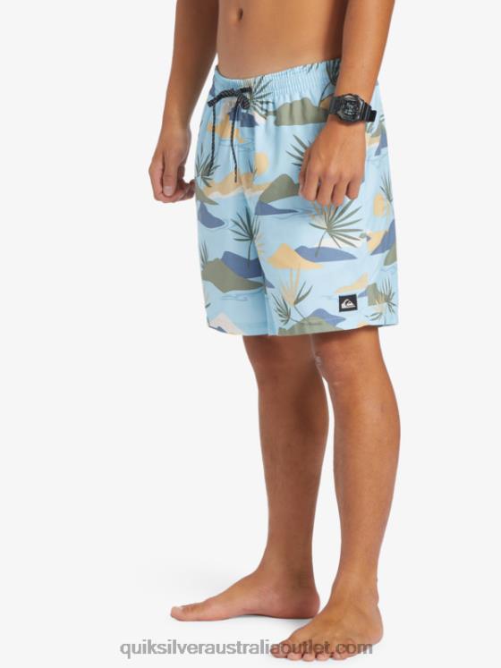 Quiksilver Men Everyday Mix 17 Volleys H2N4B677 sky blue