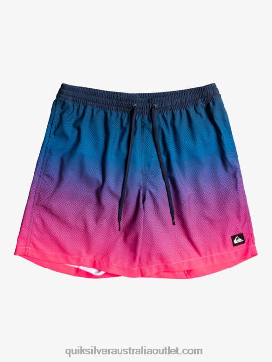 Quiksilver Men Everyday Pop Fade 14 Volleys H2N4B1243 pop fade - navy blazer