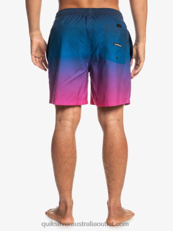 Quiksilver Men Everyday Pop Fade 14 Volleys H2N4B1243 pop fade - navy blazer