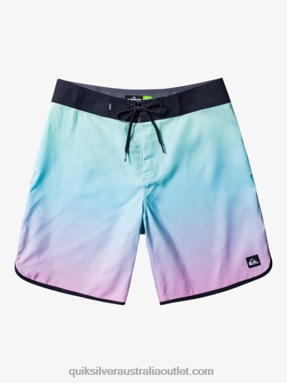 Quiksilver Men Everyday Scallop 19 Boardshorts H2N4B766 river blue
