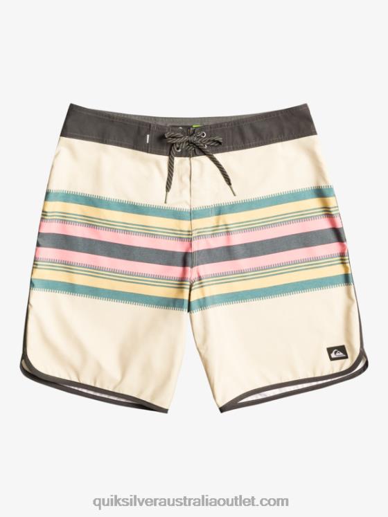 Quiksilver Men Everyday Scallop 19 Boardshorts H2N4B767 birch