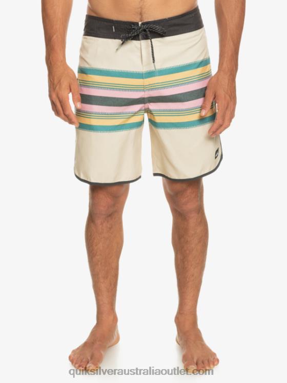 Quiksilver Men Everyday Scallop 19 Boardshorts H2N4B767 birch